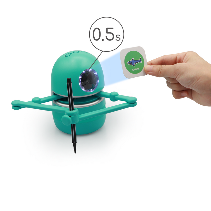 QUINCY Chytrý edukatívny robot - Výučba kreslenia, pravopisu a matematiky