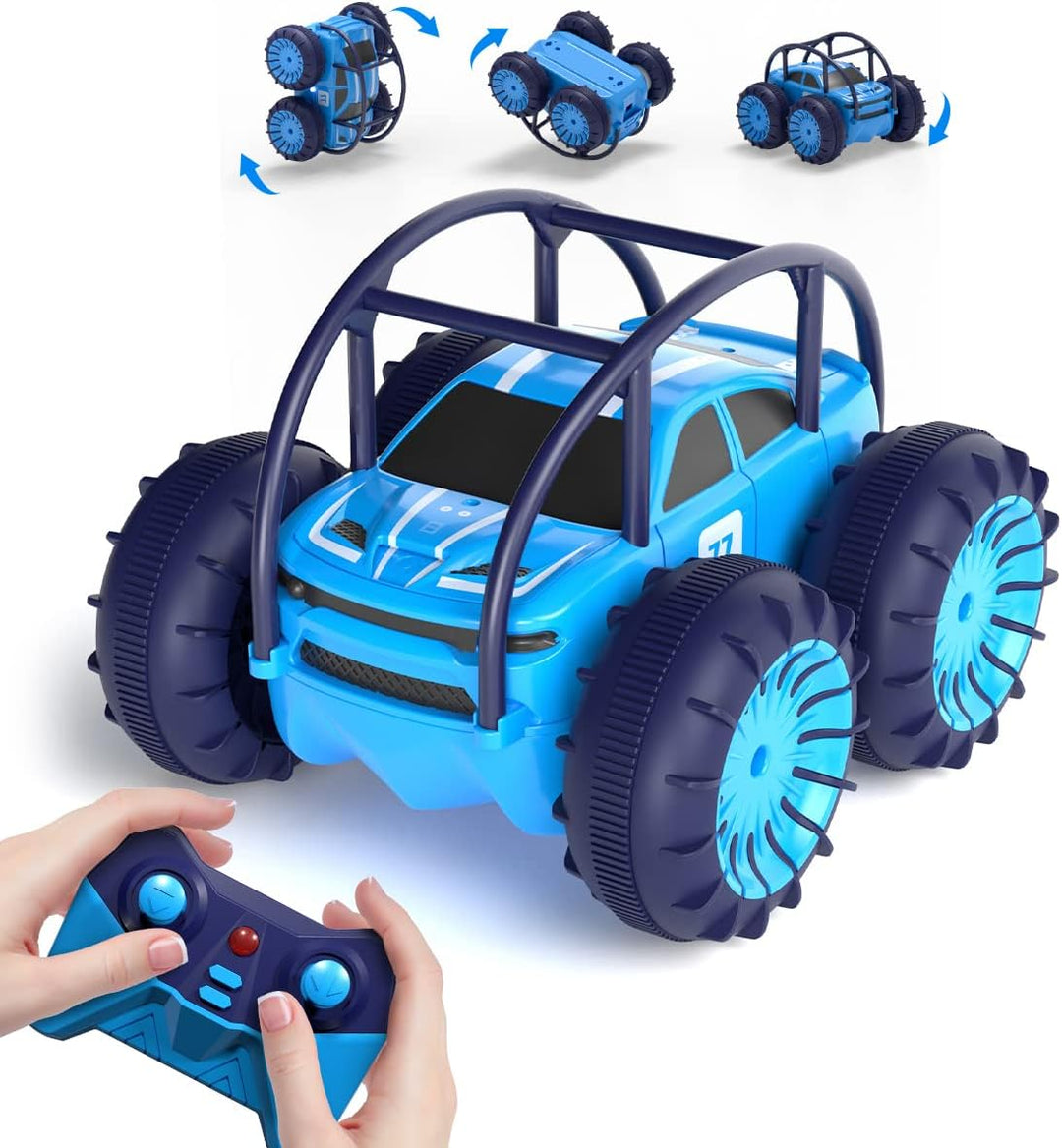 MaxTronic RC vodeodolné kaskadérske auto s LED svetlami a 360 ° triky