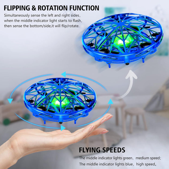 Mini UFO dron pre deti s bezdotykovým ovládaním