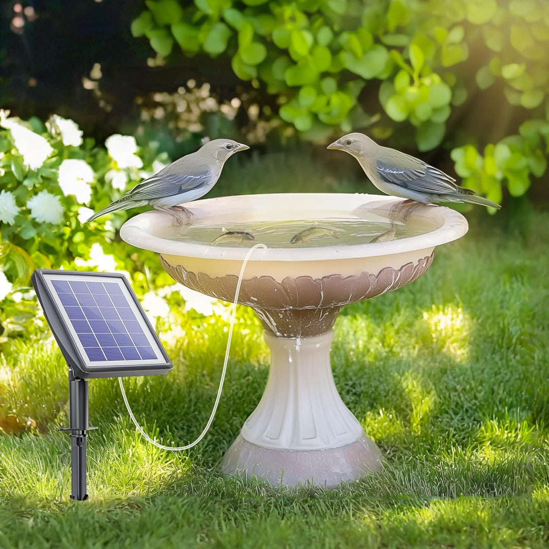 PChero Solárny prevzdušňovač jazierka – 2200 mAh batérie, 2 režimy, 2 W