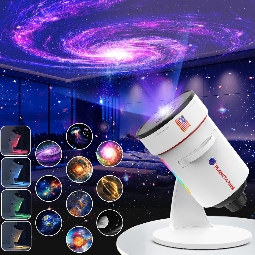 Projektor galaxie s funkcí meteoritu (8. generace) - 10 kazet se snímky ve 4K kvalitě