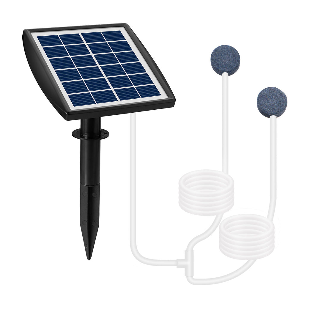 Fapiere Solárny prevzdušňovač jazierka – 2200 mAh batérie, 2 režimy, 2 W