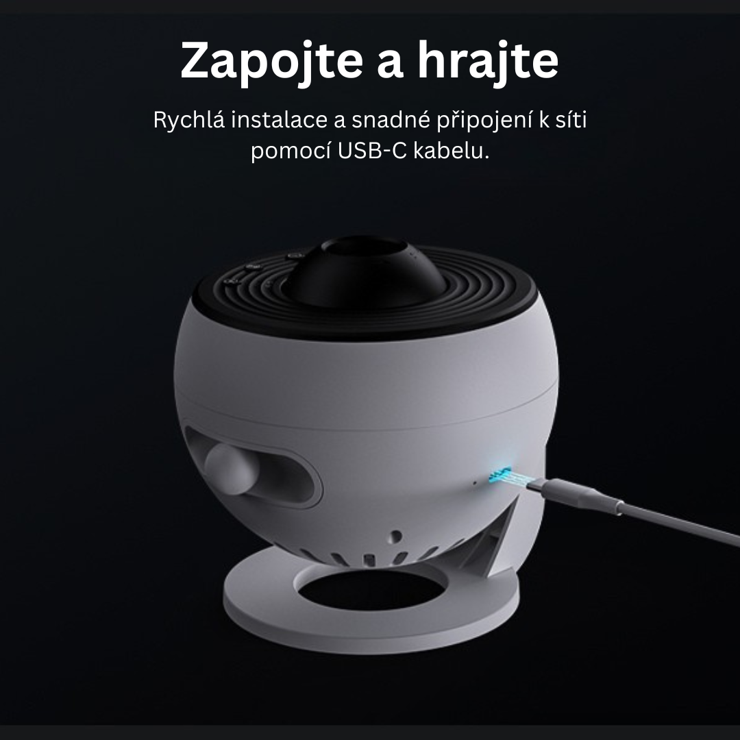 Projektor galaxie (PRO Edition) | Domáce planetárium - 13 kaziet a diaľkové ovládanie