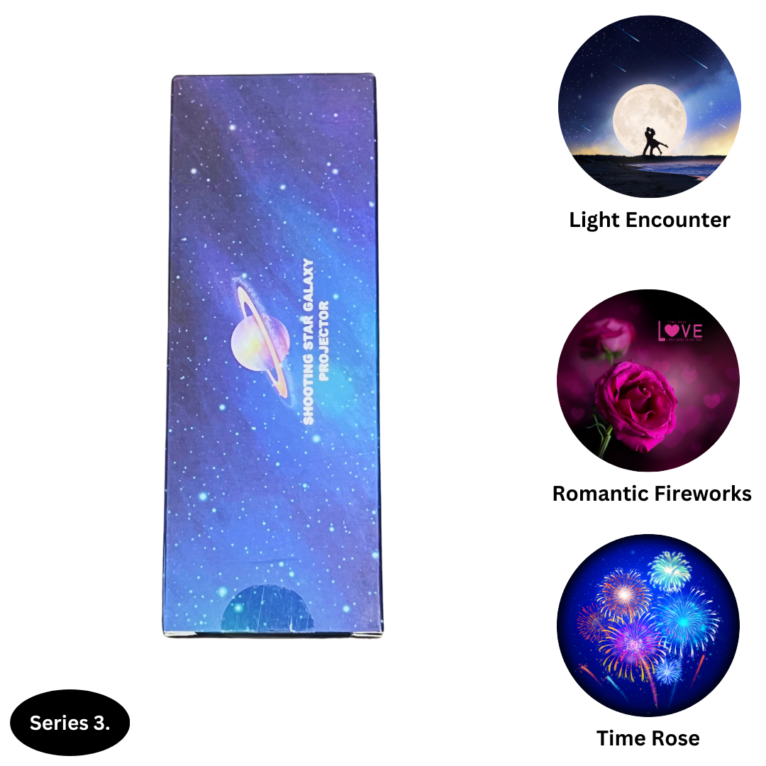 Doplňujúca sada kaziet pre projektor galaxie so simuláciou padajúcej hviezdy | Snímky v 4K kvalite