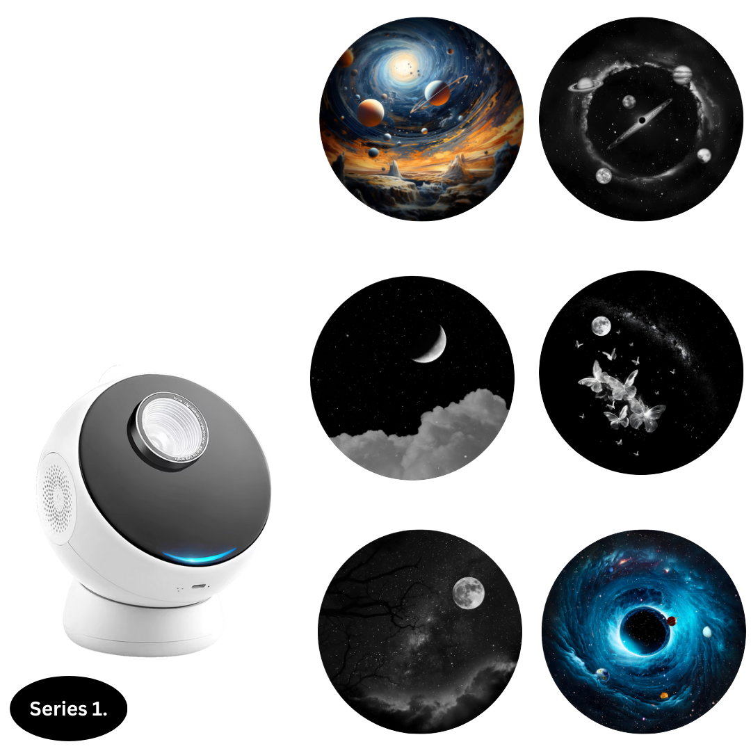 Doplňujúca sada kaziet pre projektor galaxie so simuláciou padajúcej hviezdy | Snímky v 4K kvalite