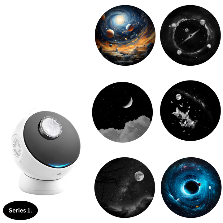 Doplňujúca sada kaziet pre projektor galaxie so simuláciou padajúcej hviezdy | Snímky v 4K kvalite