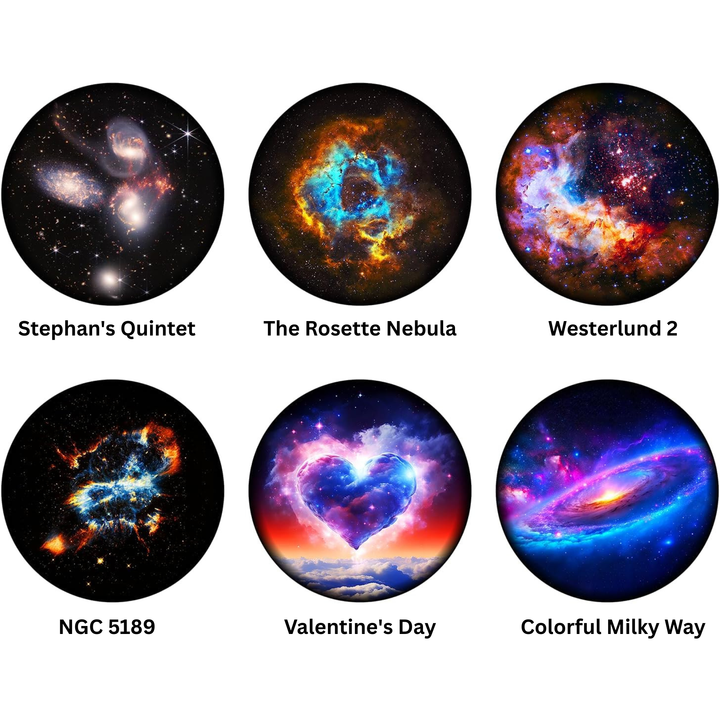 Doplňující sady kazet pro projektory galaxie Bolong & Nanxin – 4K snímky vesmíru, planet, mlhovin i dětských motivů