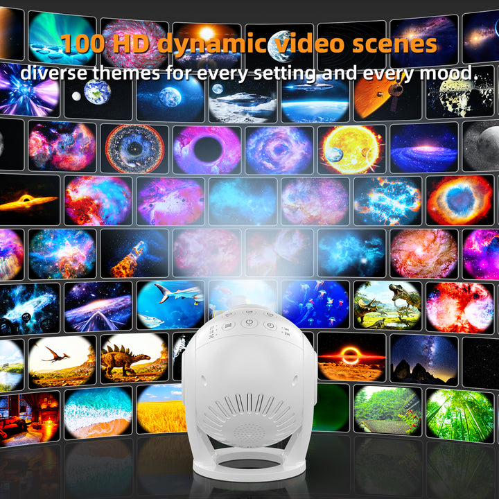 Bolong Dynamický projektor galaxie BL‑VP03 – 100 vestavěných scén, zvuk a dálkové ovládání