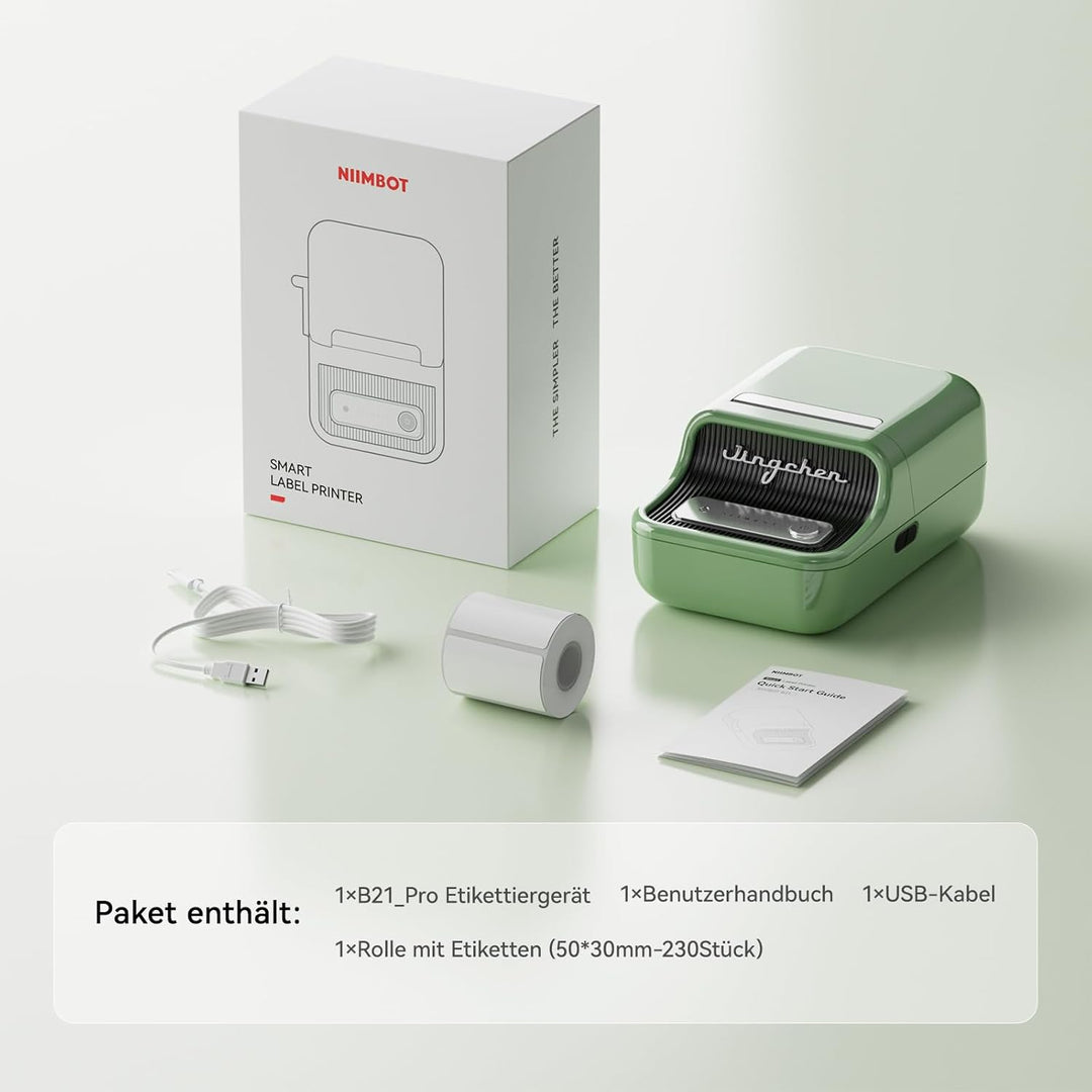 NIIMBOT B21 Pro - Tlačiareň štítkov s dvojfarebnou tlačou