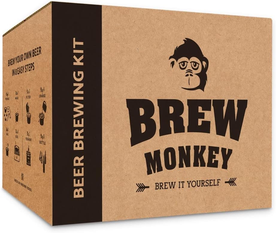 Brew Monkey® Domácí pivovar - Sada pro domácí vaření piva | Dárek pro muže