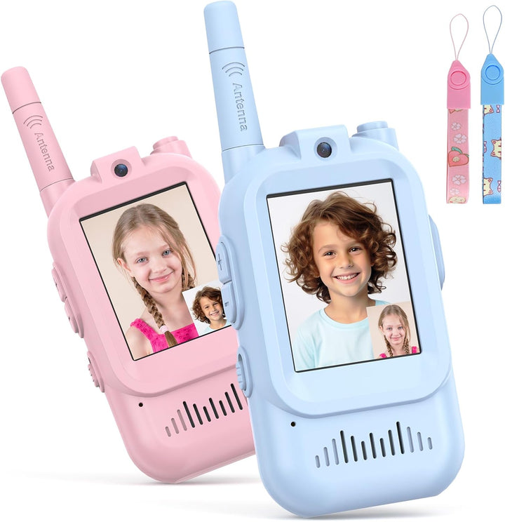 KidTalk Dětské video vysílačky s kamerou, displejem a dobíjecí baterií