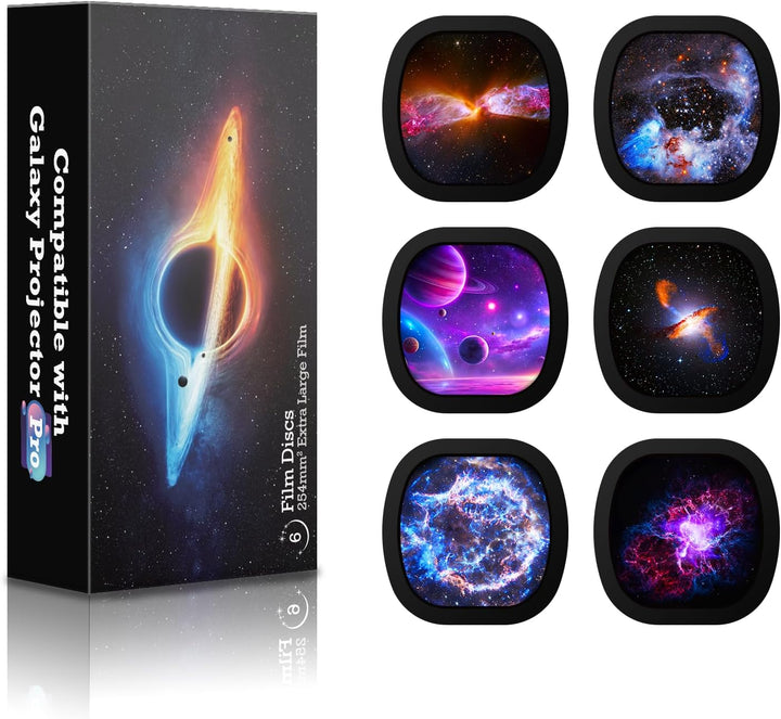 Doplňující sady kazet pro projektory galaxie Bolong & Nanxin – 4K snímky vesmíru, planet, mlhovin i dětských motivů