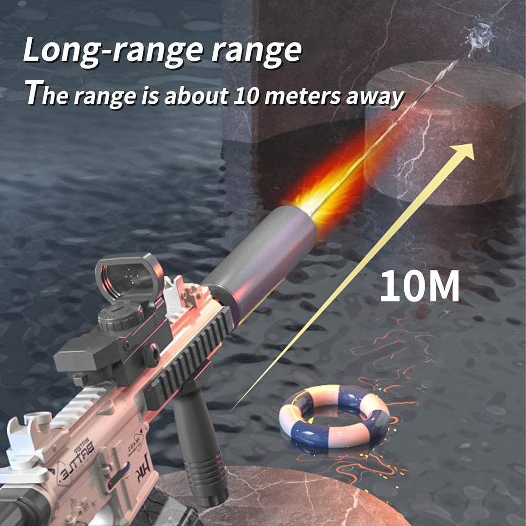M416 Elektrická vodná pištoľ | dostrel až 10 m, 2 zásobníky, automatické strieľanie