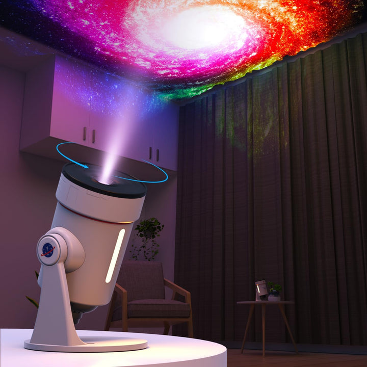 Projektor galaxie s funkcí meteoritu (8. generace) - 10 kazet se snímky ve 4K kvalitě
