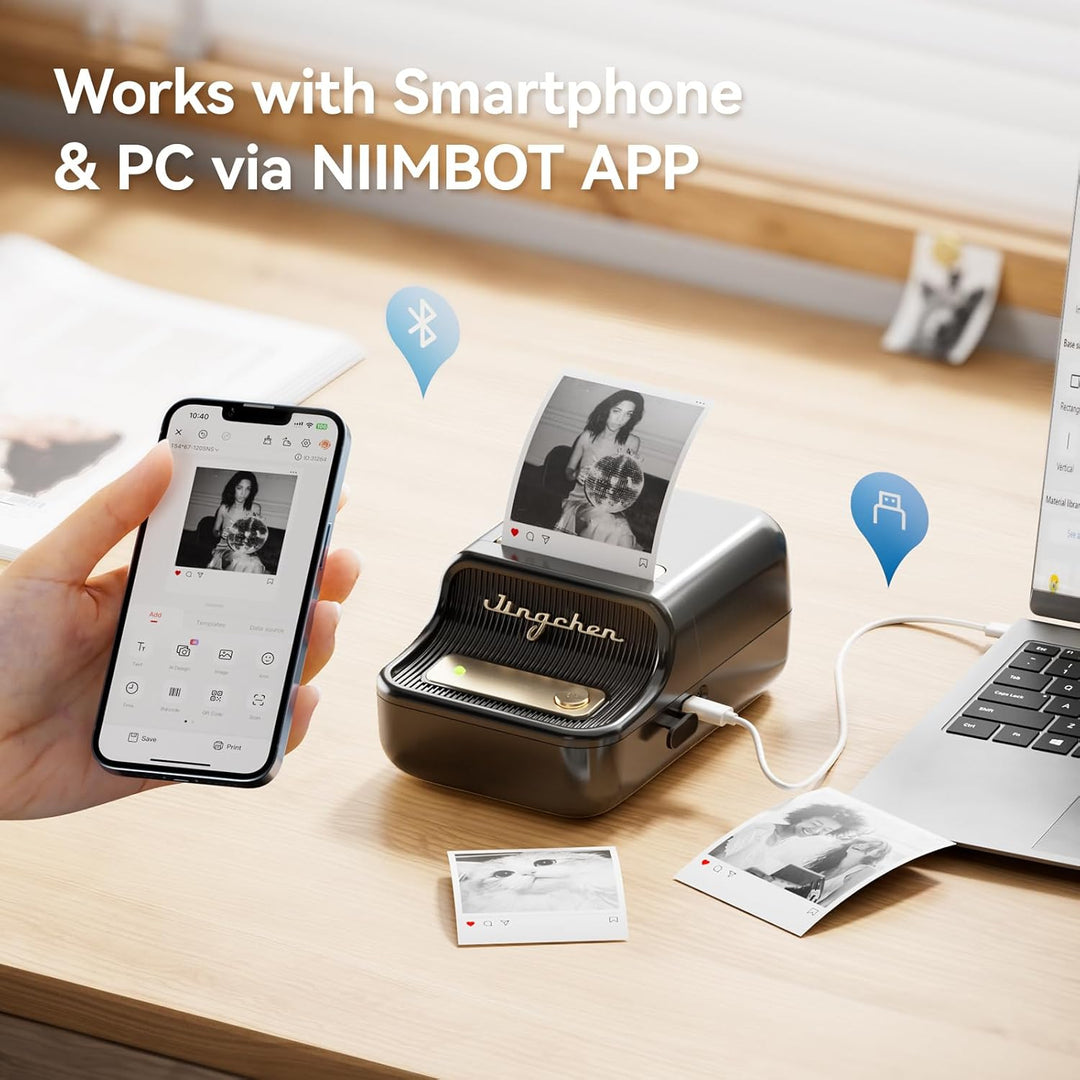NIIMBOT B21 Pro - Tlačiareň štítkov s dvojfarebnou tlačou