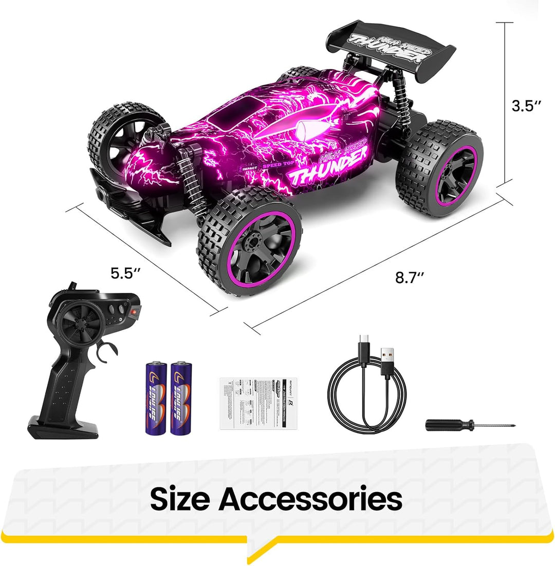 Tecnock RC závodní buggy 1:18 – s LED osvětlením a rychlost až 20 km/h