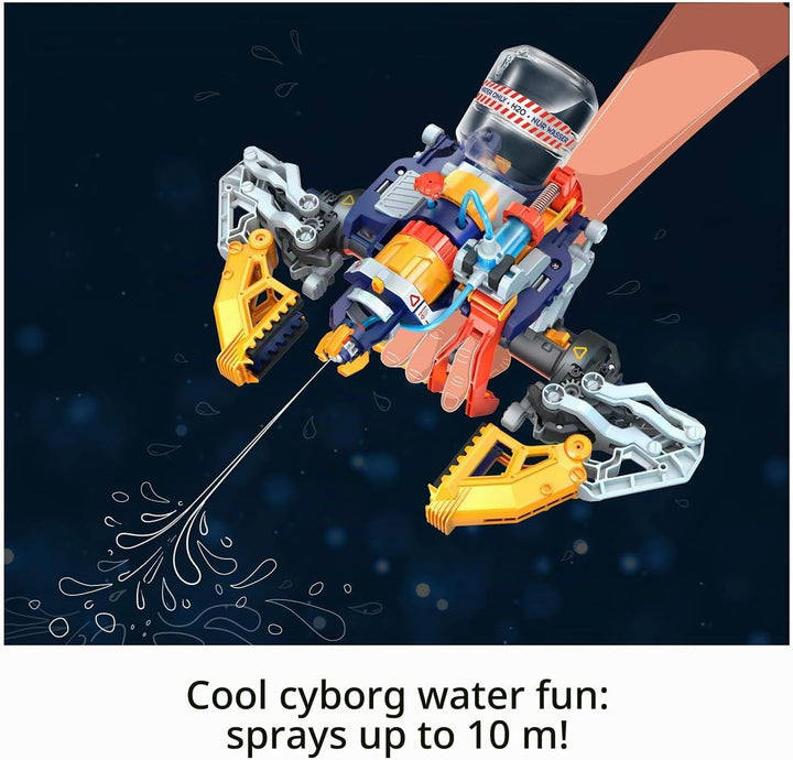 KOSMOS Cyborg Water Blaster | Stavebnice robotické ruky s vodní pistolí