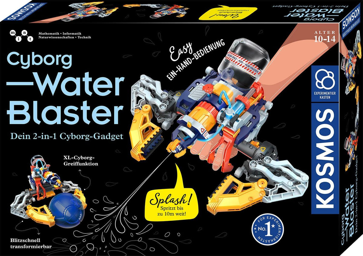 KOSMOS Cyborg Water Blaster – stavebnice cyborg blasteru