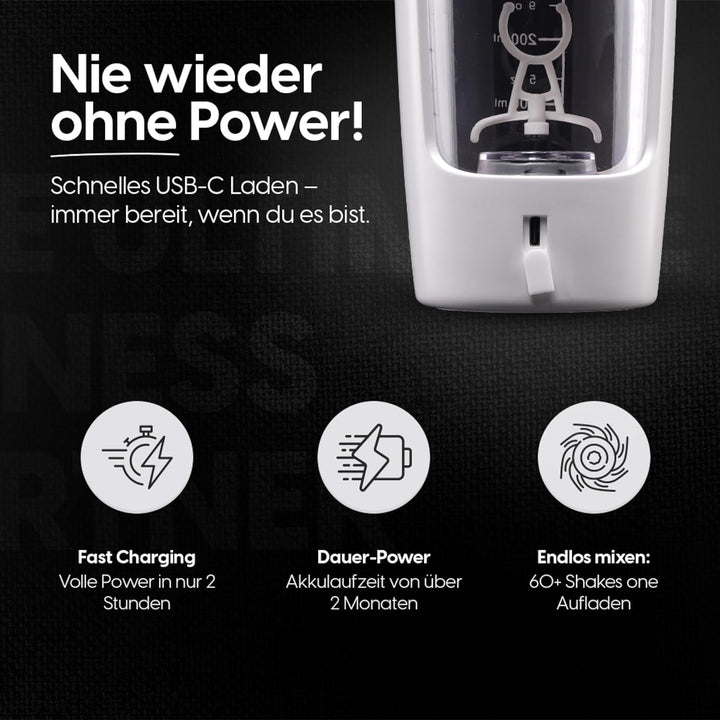 Prenosný elektrický šejker na proteín 650 ml | Proteín shaker