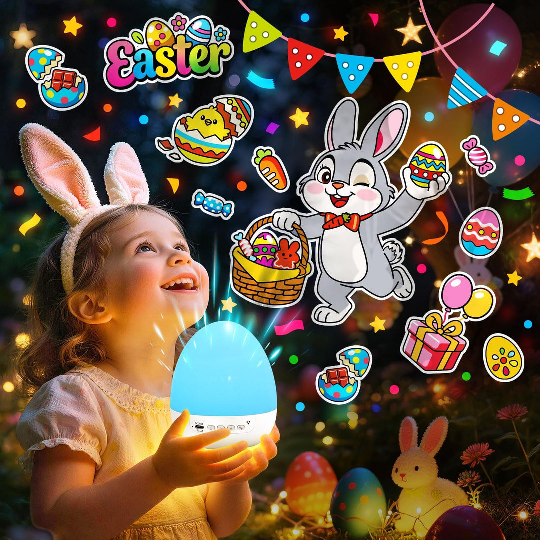 Dinosauří projektor pro děti s pohádkovými motivy, hudbou a kreativní sadou