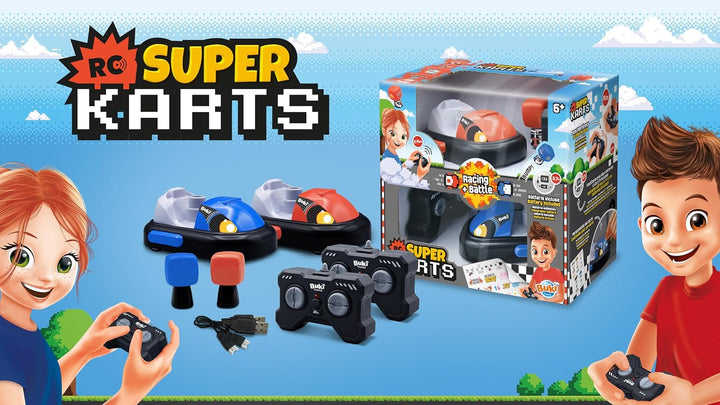 BUKI France RC Super Karts – 2 závodní minikáry na dálkové ovládání