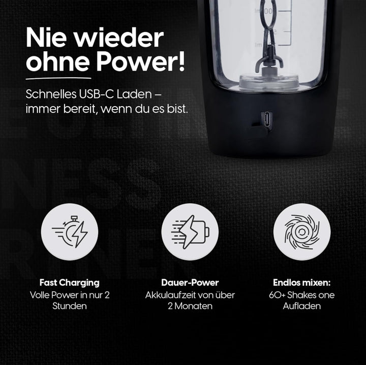 Prenosný elektrický šejker na proteín 650 ml | Proteín shaker