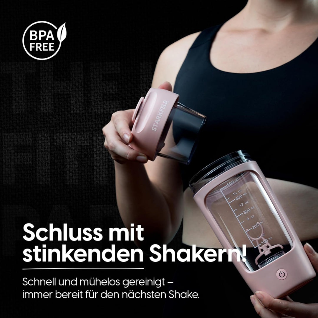 Prenosný elektrický šejker na proteín 650 ml | Proteín shaker