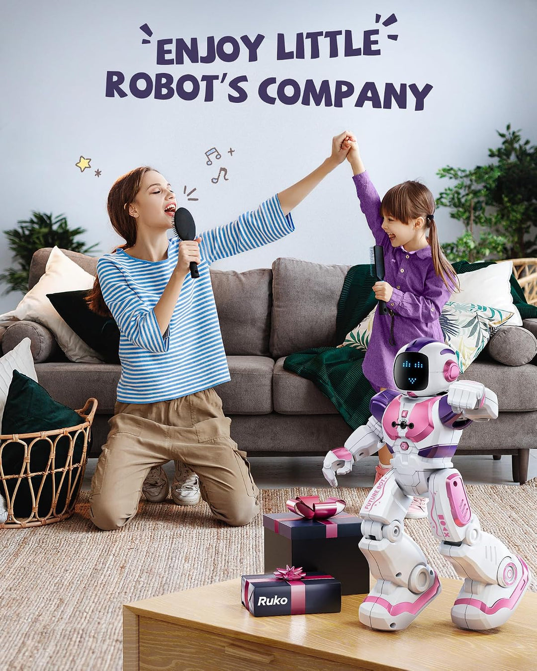 Ruko 6088 Inteligentní robot pro děti s aplikací a dálkovým ovládáním