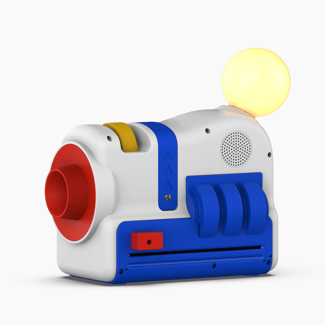 Dětský projektor pohádek a příběhů - 4 tematické sady projekcí, zvuky a noční světlo