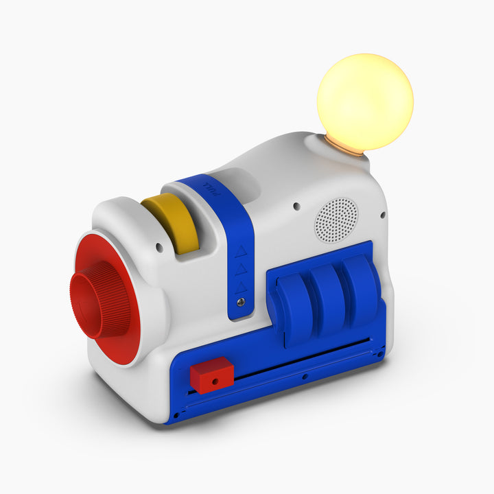 Dětský projektor pohádek a příběhů - 4 tematické sady projekcí, zvuky a noční světlo