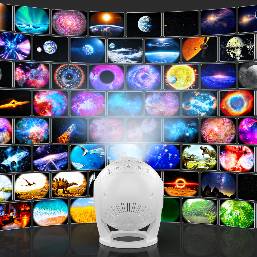 Bolong Dynamický projektor galaxie BL‑VP03 – 100 vestavěných scén, zvuk a dálkové ovládání