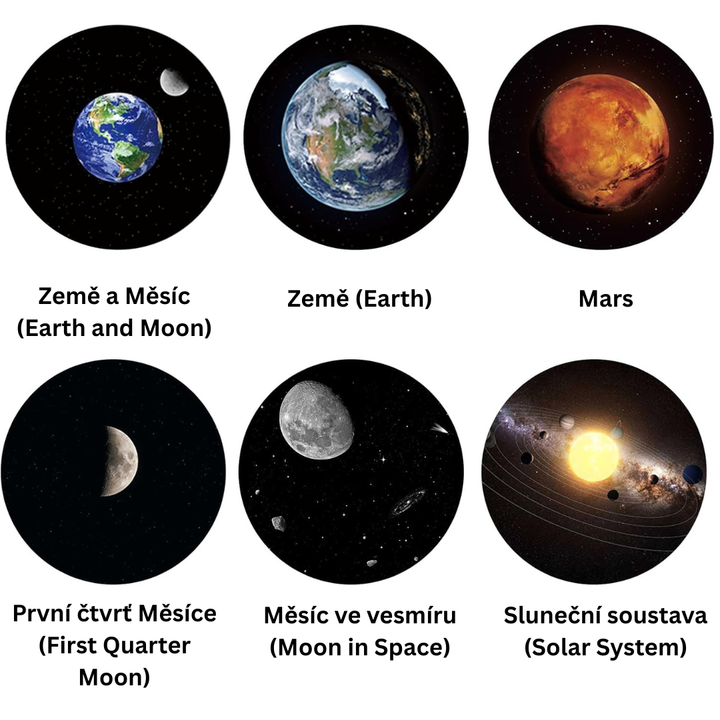 Limitovaná kolekce – Doplňující sady kazet pro projektory galaxie Bolong & Nanxin (4K snímky vesmíru)