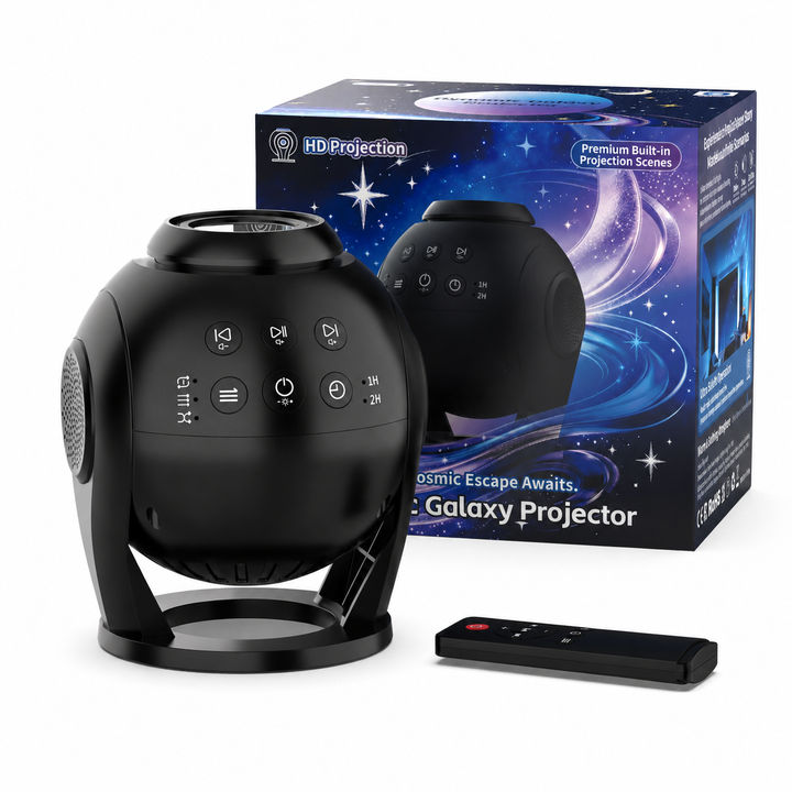 Bolong Dynamický projektor galaxie BL‑VP03 – 100 vestavěných scén, zvuk a dálkové ovládání