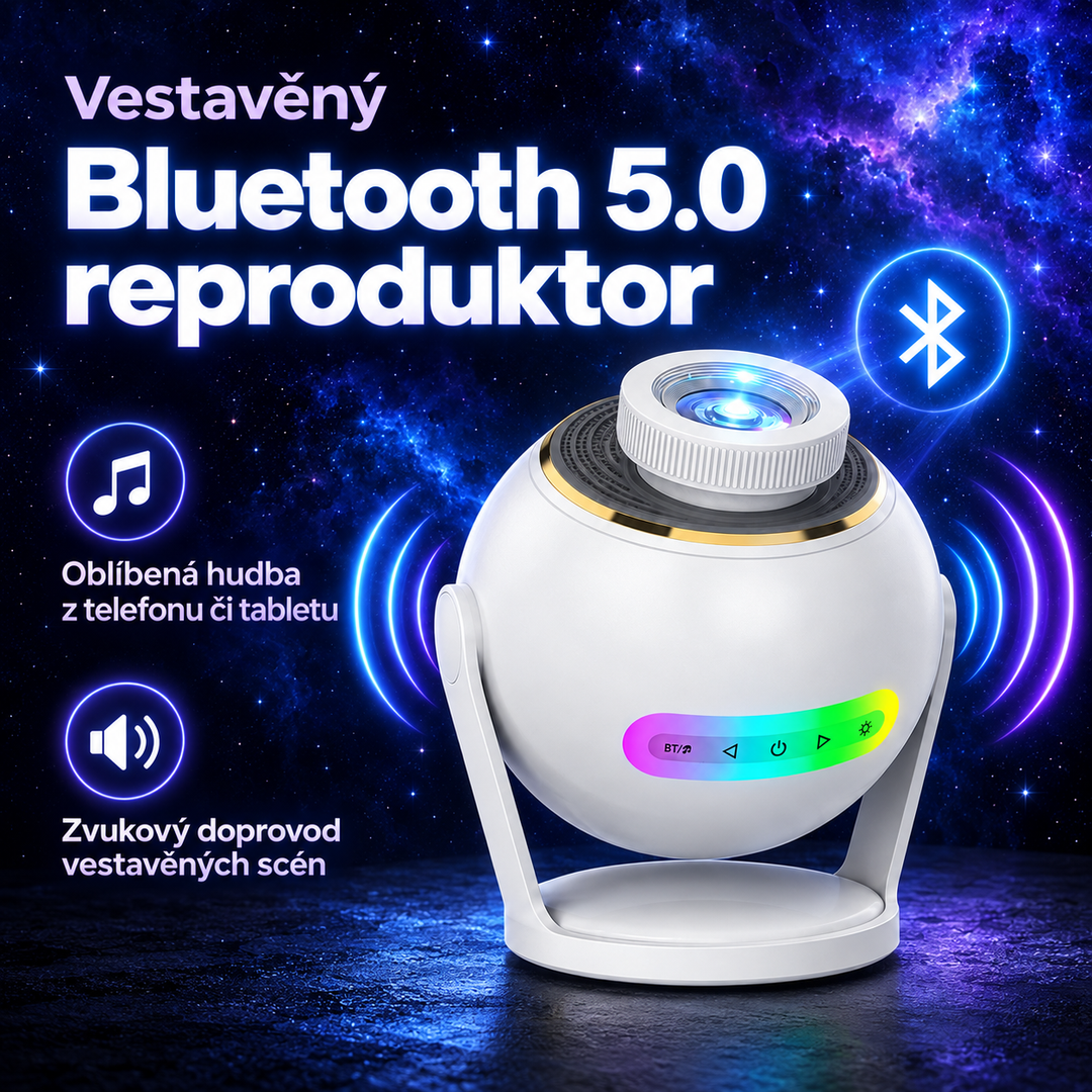Nanxin SK19 PRO – dynamický projektor galaxie s aplikací Smart Life