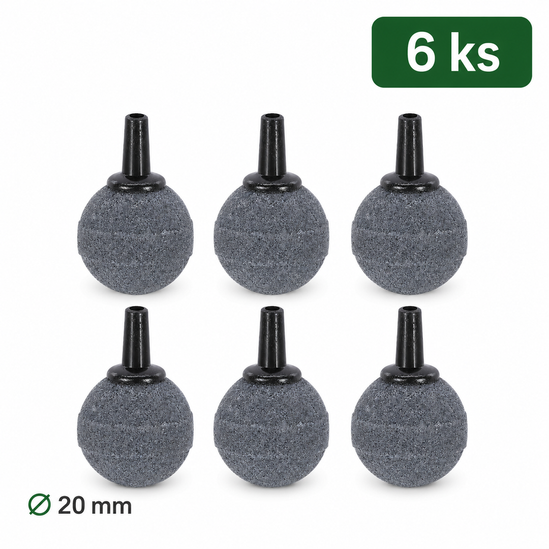 Fapiere Náhradní vzduchovací kameny pro jezírka a akvária (Ø 20 mm) – 2 až 10 ks