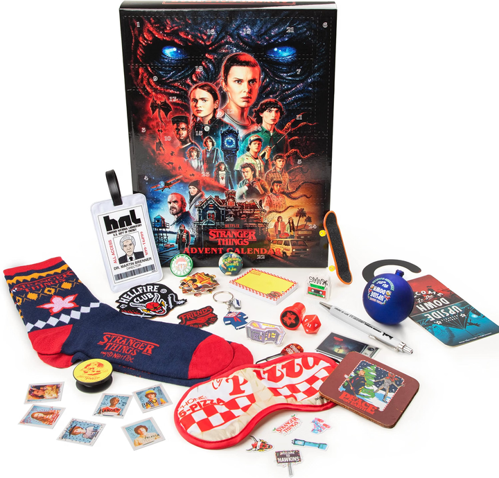 Cinereplicas Stranger Things Adventní kalendář – 24 dárků, Hawkins edice