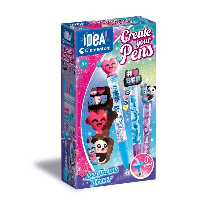 Clementoni IDEA Kreativní sada pro výrobu per – Nejlepší přátelé