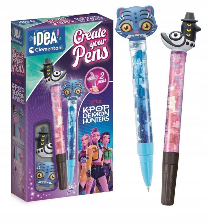 Clementoni Idea! K-Pop Demon Hunters Sussie & Derpy – kreativní sada na výrobu propisek