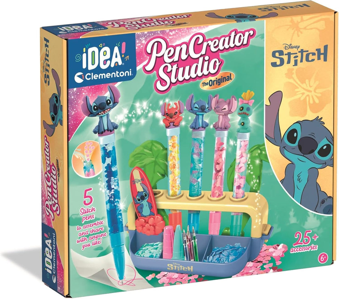 Clementoni Idea My Pen Atelier Stitch – kreativní sada na výrobu 5 propisek