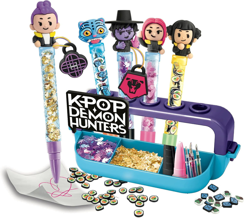 Clementoni My Pen Studio KPop Demon Hunters – kreativní sada na výrobu 5 propisek