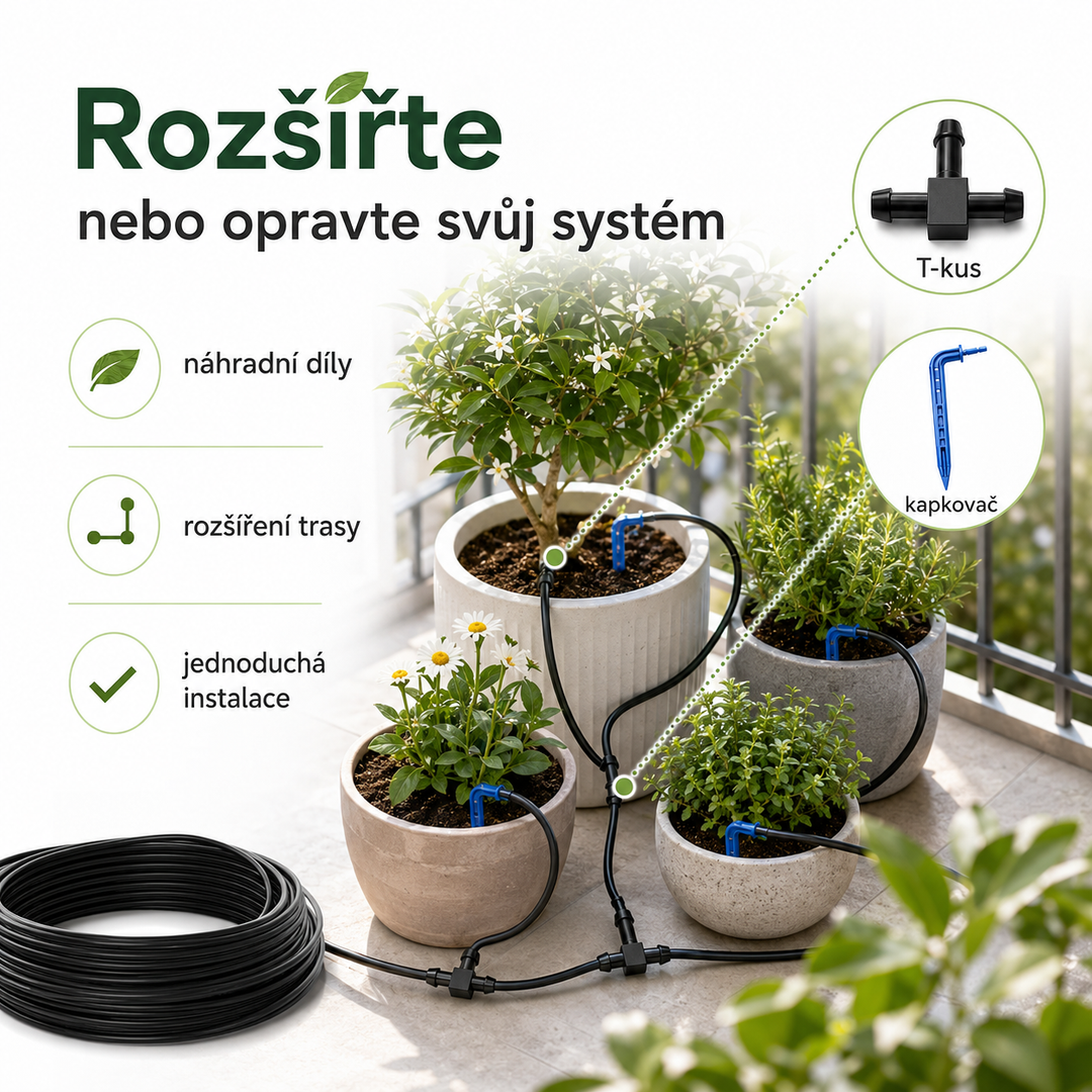 Fapiere Sada kapkovačů a T-kusů pro solární zavlažovací systémy