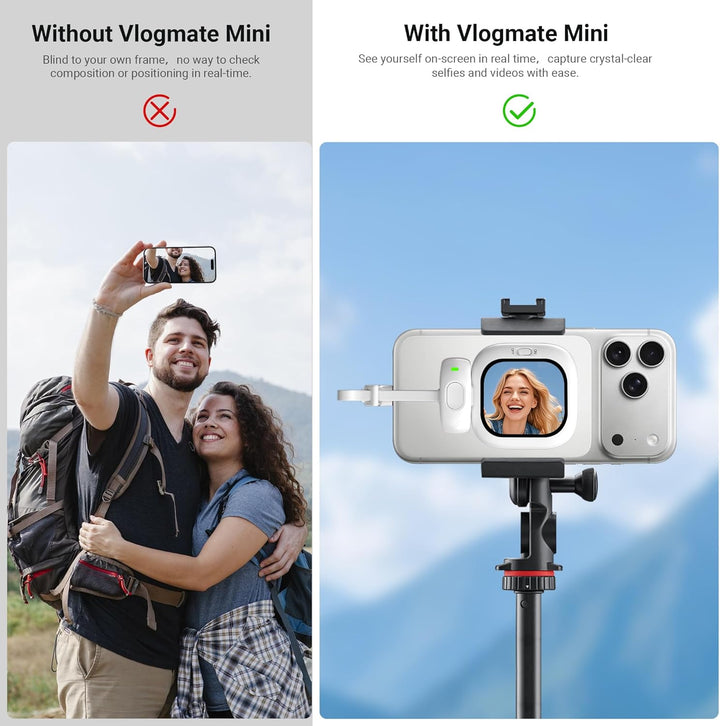 Founist Vlogmate selfie displej pro zadní kameru iPhonu