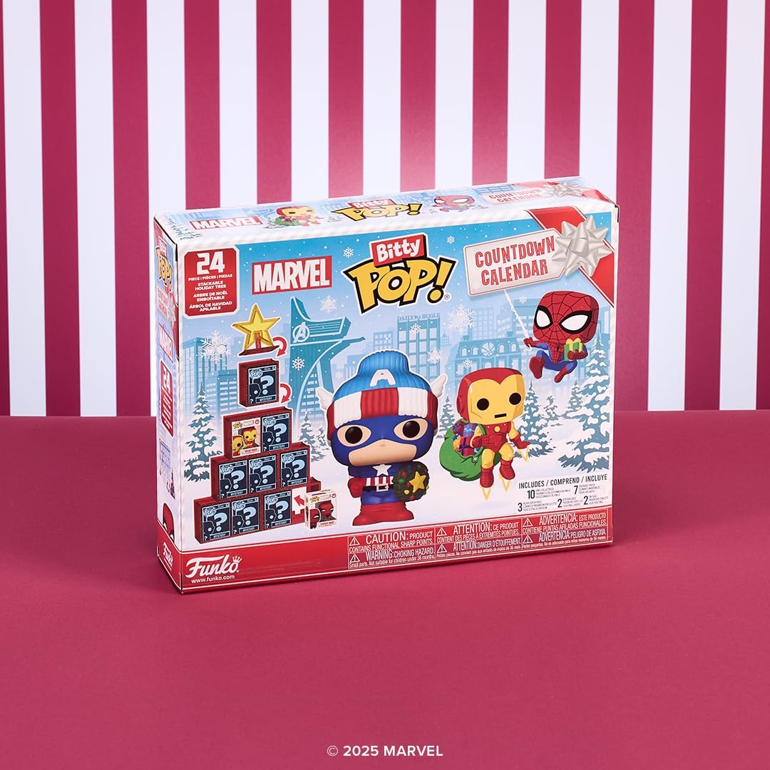 Funko Bitty Pop! Adventní kalendář Marvel Comics 2025 – 24 sběratelských figurek