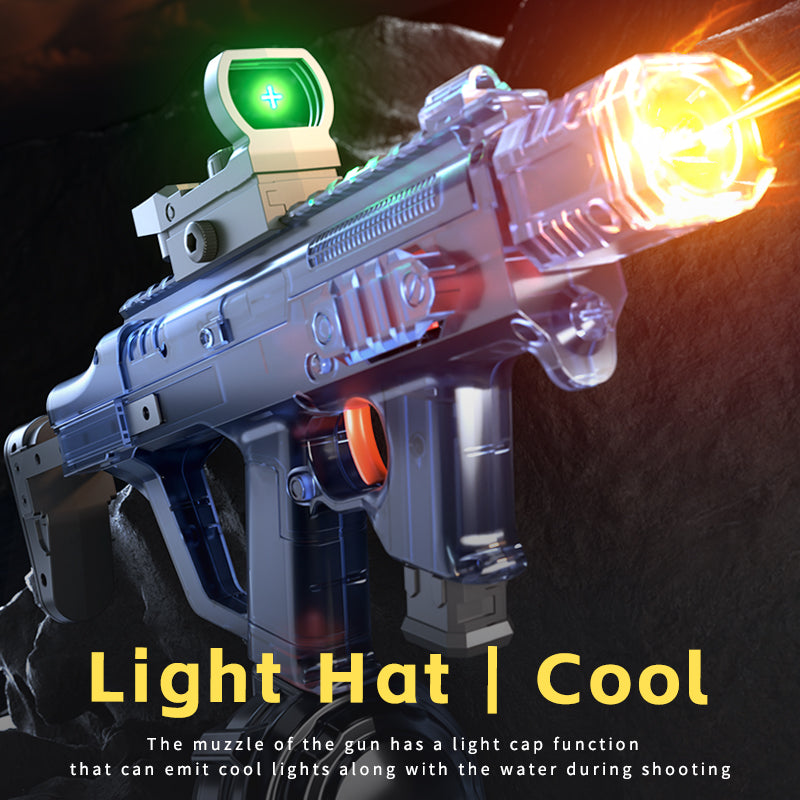 Elektrická vodní pistole MK3 - dostřel 8-10 m, 270 ml zásobník, 800 mAh baterie