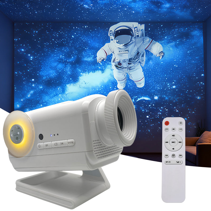 Hologramový 3D projektor - 60 dynamických scén, Bluetooth reproduktor, dálkové ovládání, noční světlo