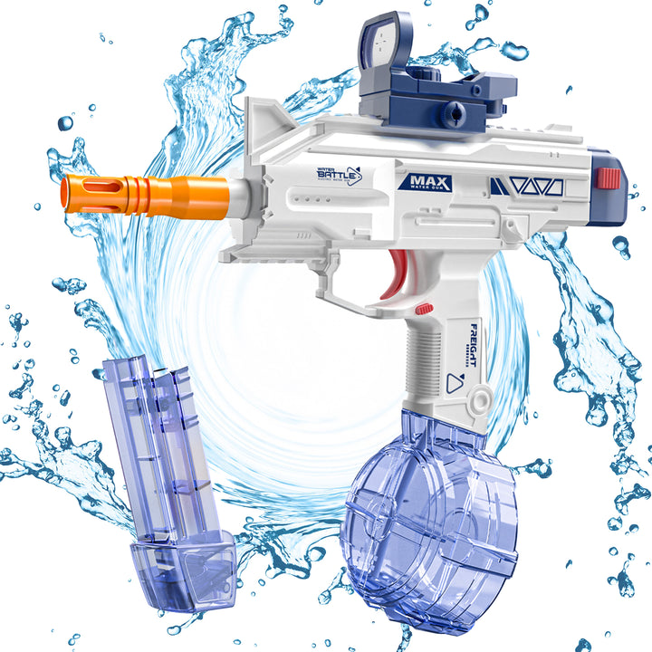 UZI-SMG Elektrická vodná pištoľ pre deti | Dlhý dostrel, 2 zásobníky