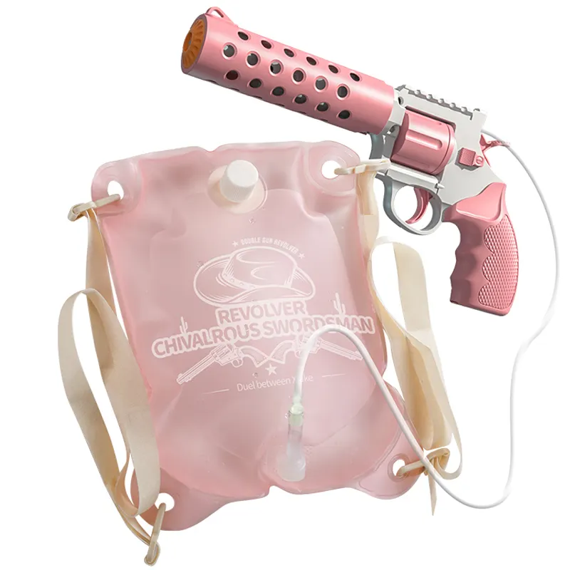 REVOLVER Elektrická vodná pištoľ | 1,2L zásobník, 6–8m dostrel, automatické strieľanie