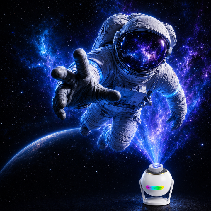 Nanxin Dynamický 3D projektor galaxie SK19 – 60 video scén, Bluetooth reproduktor a dálkové ovládání
