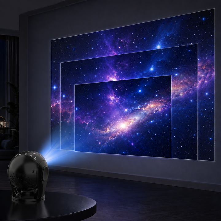 Bolong Dynamický projektor galaxie BL‑VP03 – 100 vestavěných scén, zvuk a dálkové ovládání