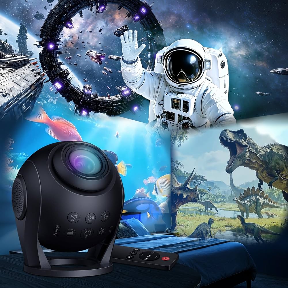 Bolong Dynamický projektor galaxie BL‑VP03 – 100 vstavaných scén, zvuk a diaľkové ovládanie